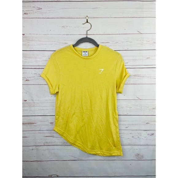 Gymshark Essential Tee Side Tie Yellow XS - Picture 2 of 7